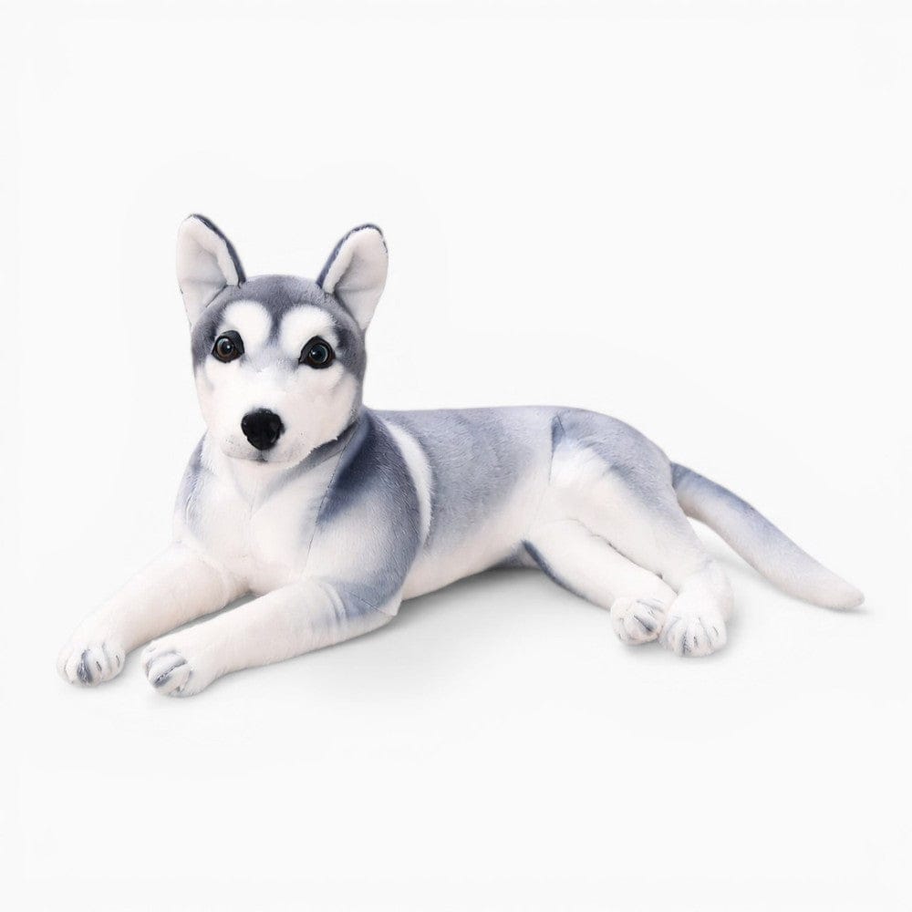 Realistic Lying Husky Plush Oh My Plushie