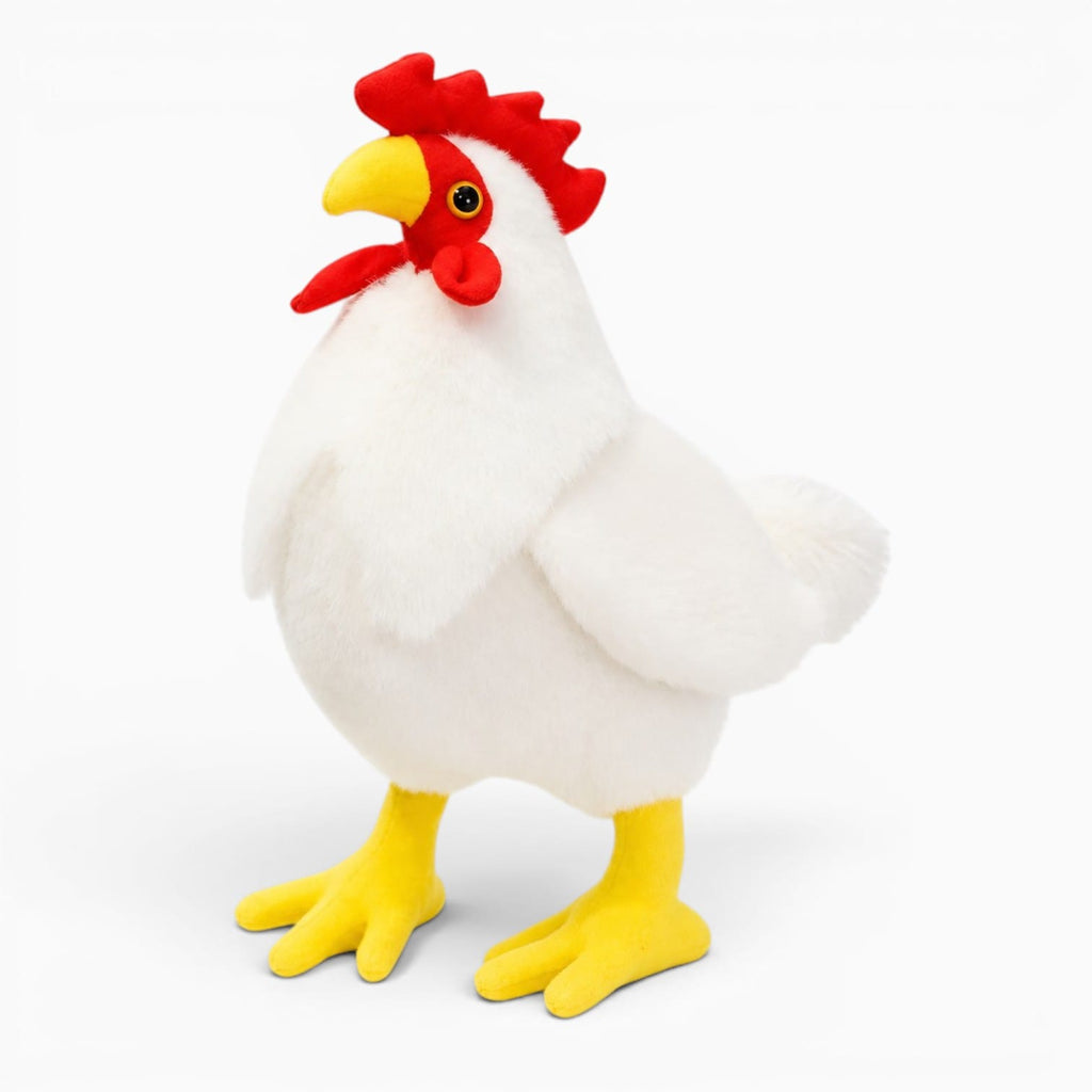 Realistic White Chicken Plush Oh My Plushie