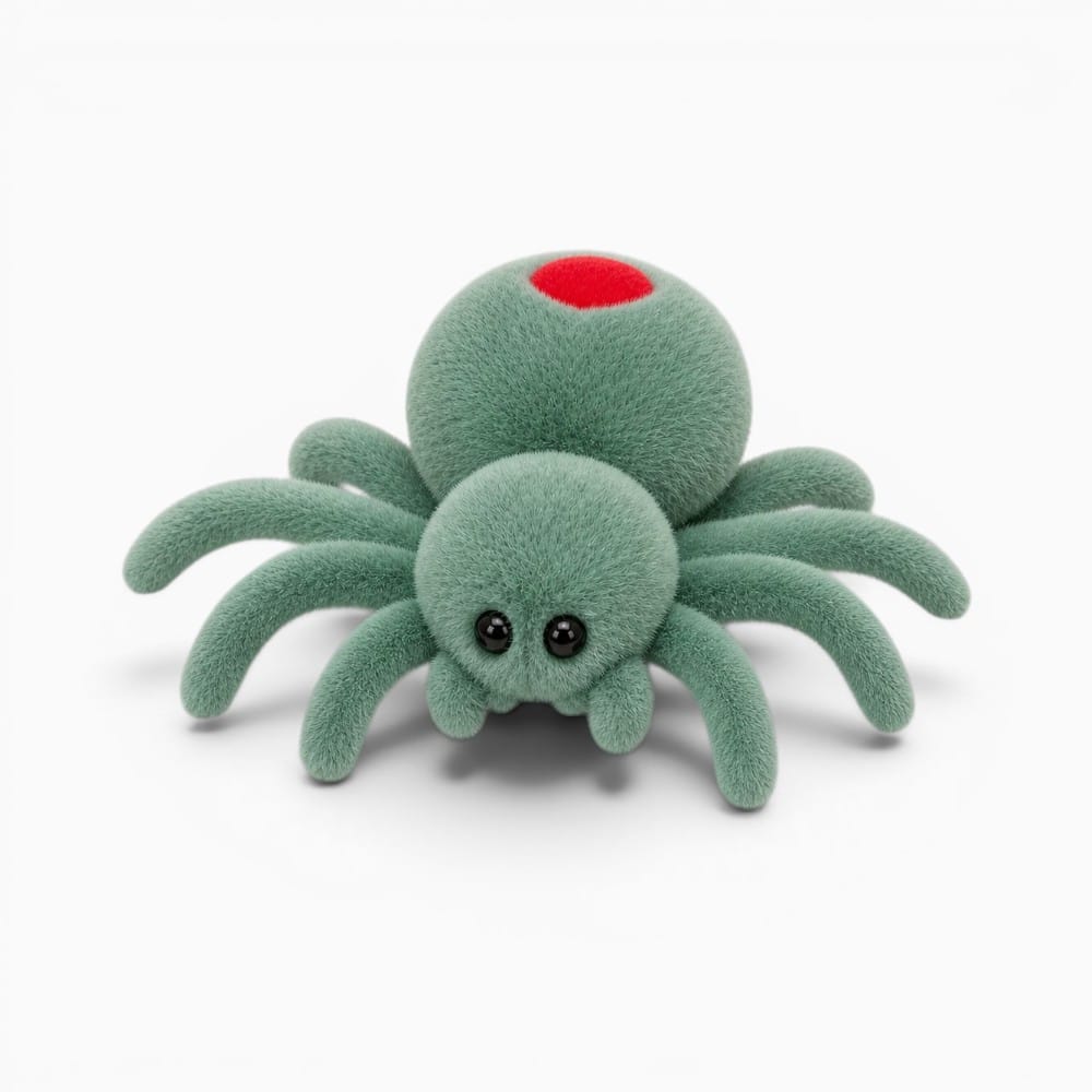Sage Green Spider Plush Oh My Plushie