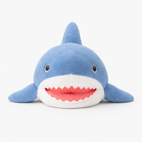 Shark Plush with Wide Open Mouth Oh My Plushie