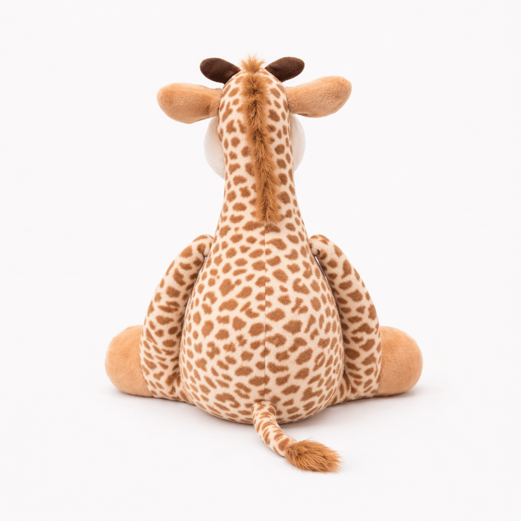 Sitting Giraffe Plush with Large Hooves Oh My Plushie