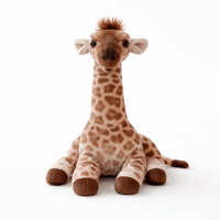 Sitting Giraffe Plush with Long Neck Oh My Plushie