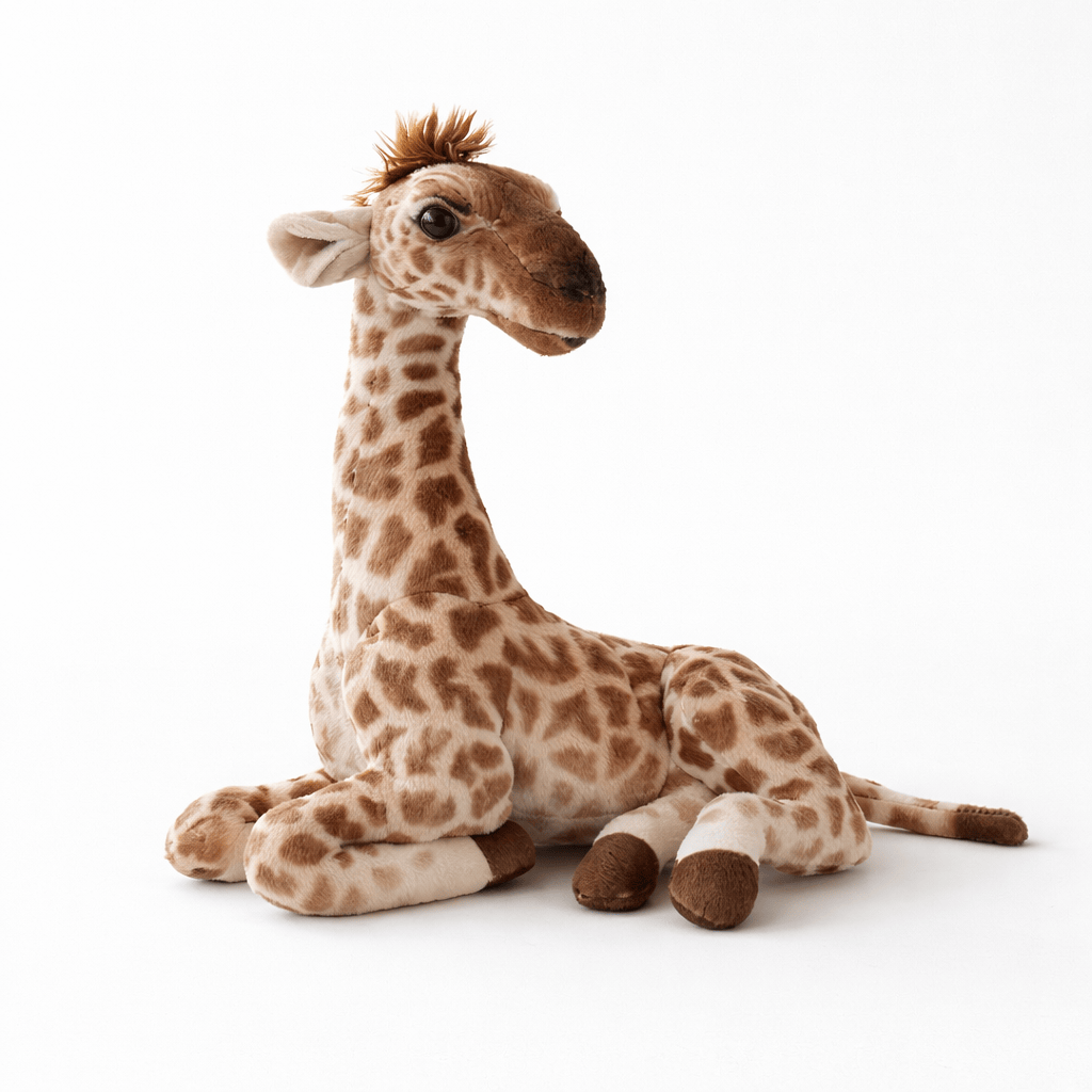Sitting Giraffe Plush with Long Neck Oh My Plushie