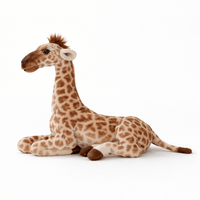 Sitting Giraffe Plush with Long Neck Oh My Plushie