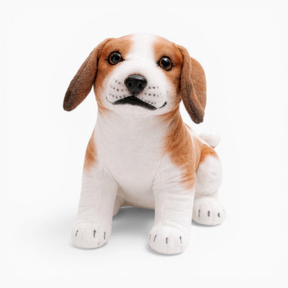 Sitting Lifelike Beagle Plush Oh My Plushie