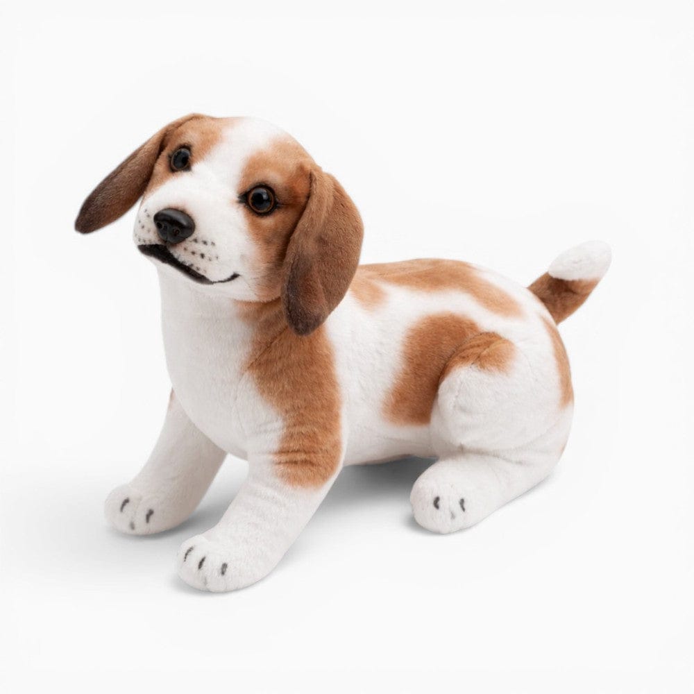 Sitting Lifelike Beagle Plush Oh My Plushie