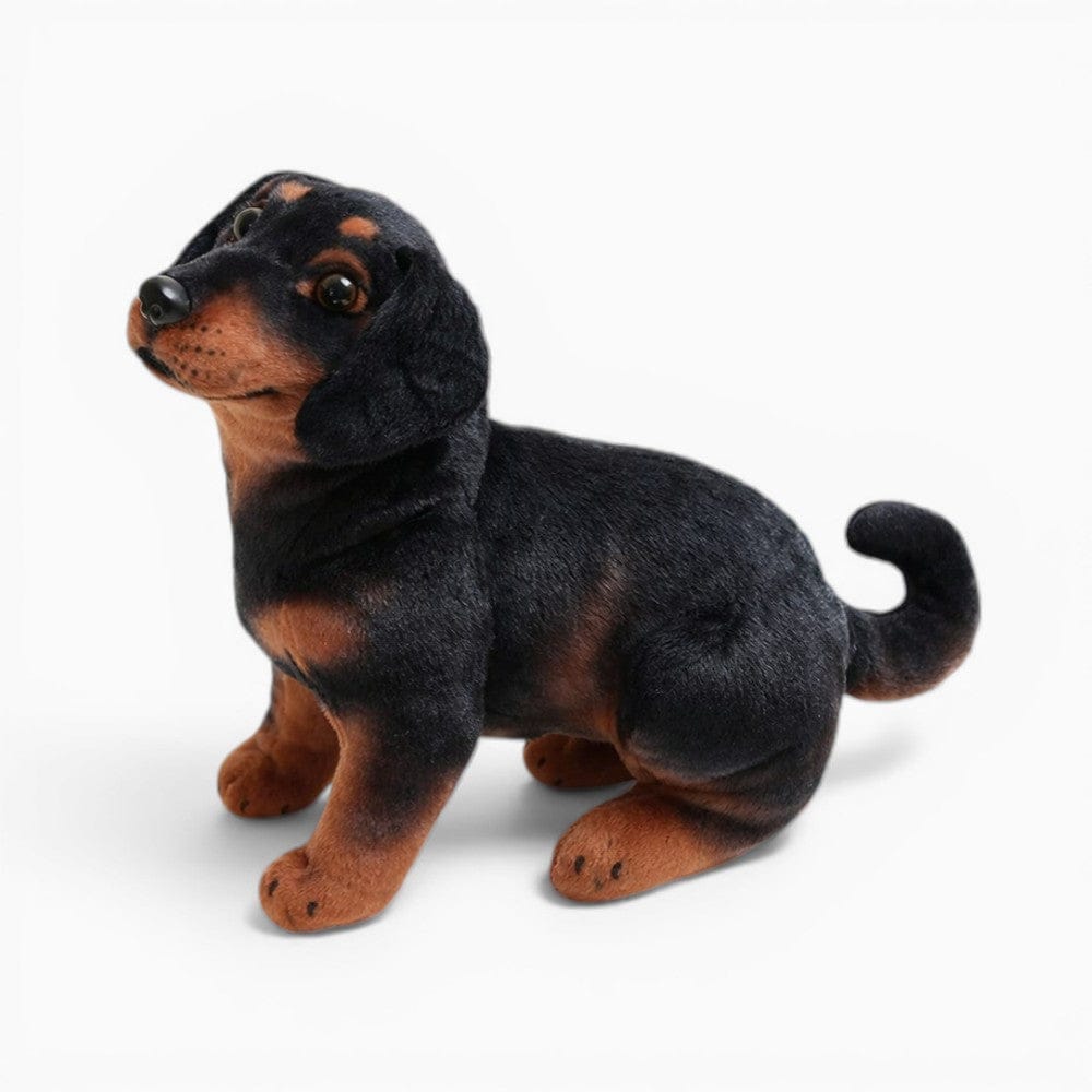 Sitting Lifelike Rottweiler Plush Oh My Plushie