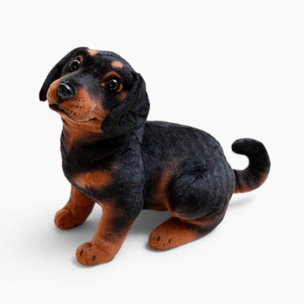 Sitting Lifelike Rottweiler Plush Oh My Plushie