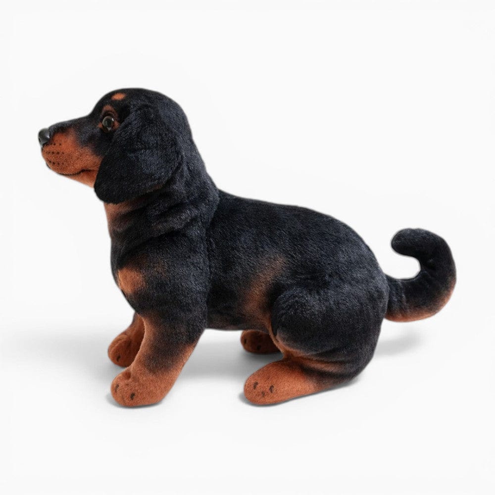 Sitting Lifelike Rottweiler Plush Oh My Plushie