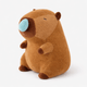 Sleeping Capybara Plush with Blue Nose Bubble Oh My Plushie