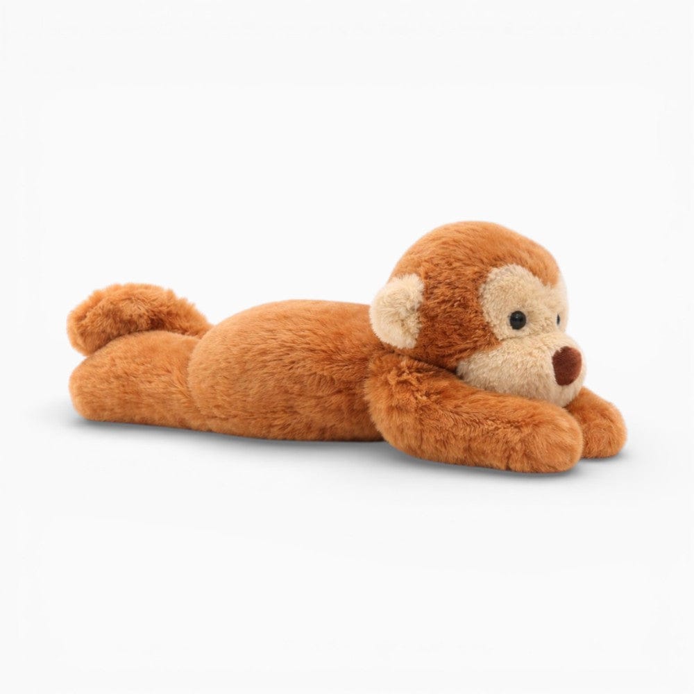 Small Brown Fluffy Monkey Plush Oh My Plushie