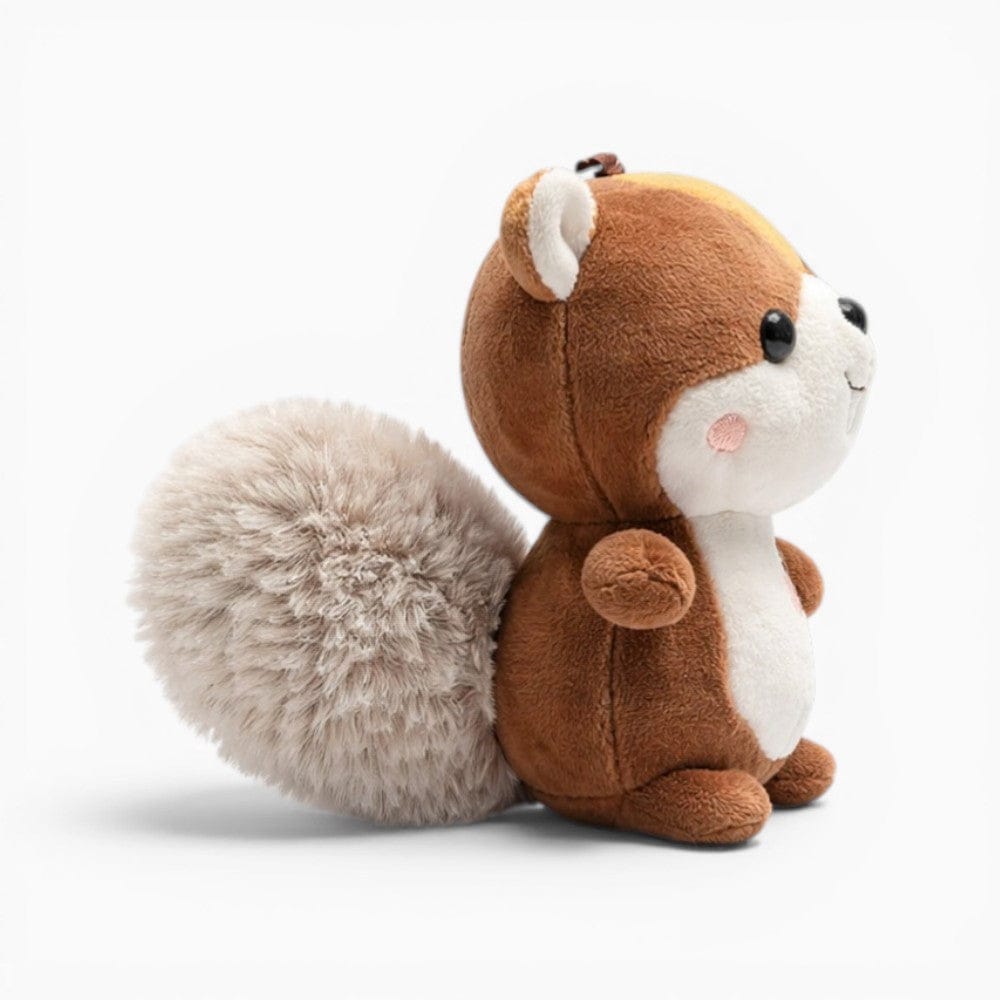 Small Kawaii Squirrel Keychain Oh My Plushie