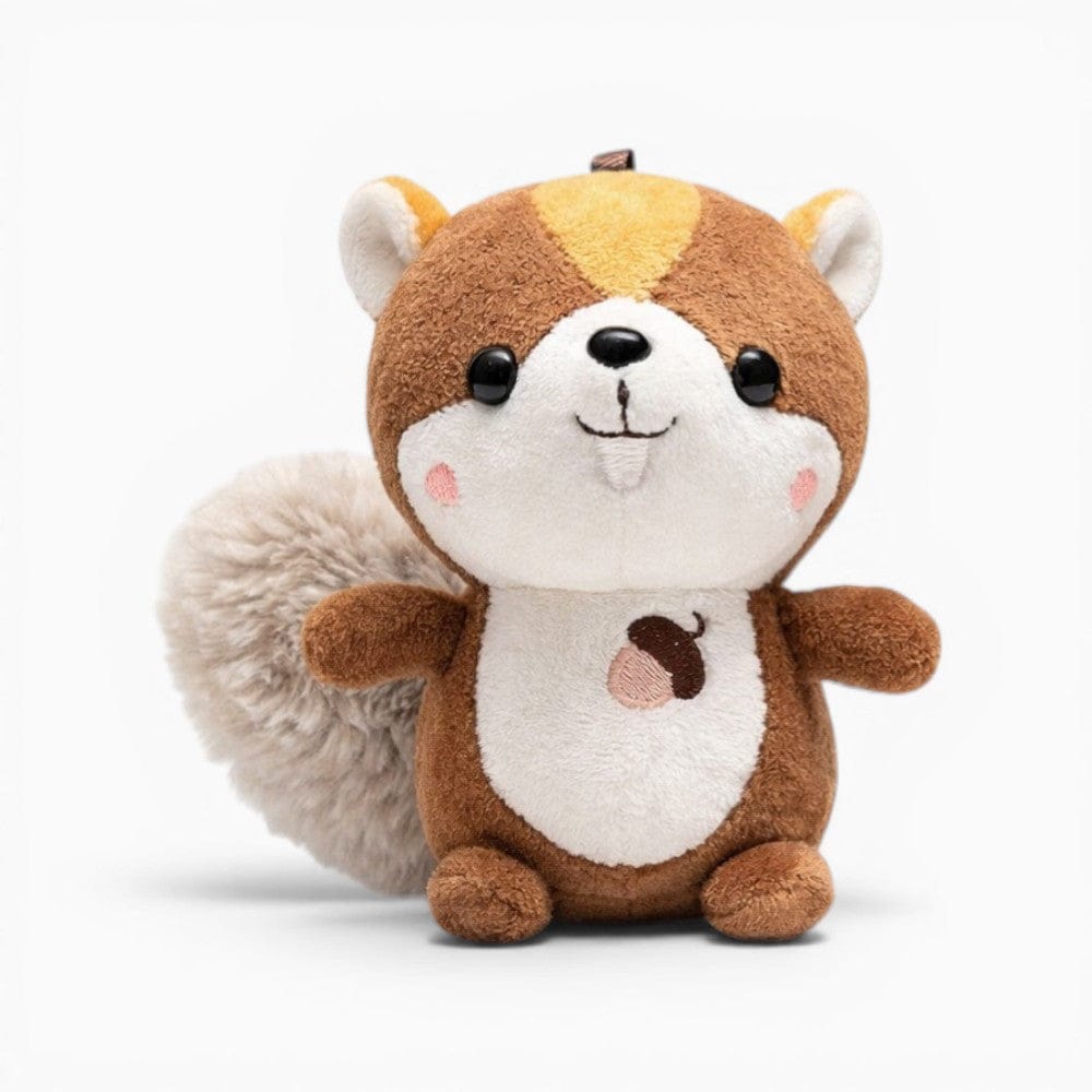 Small Kawaii Squirrel Keychain Oh My Plushie