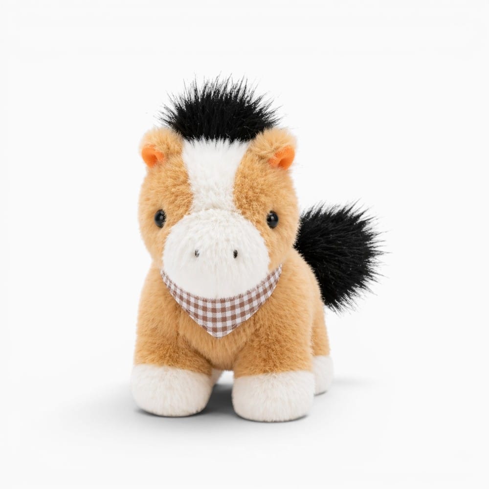 Small Light Brown Horse Plush Oh My Plushie