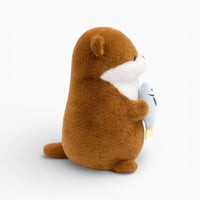 Small Otter Plush with Fish in Paws Oh My Plushie