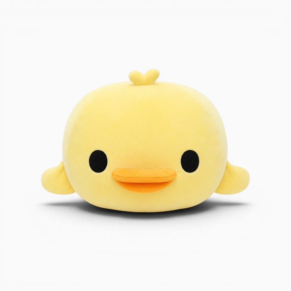 Soft Yellow Duck Plush Pillow Oh My Plushie