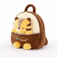 Tiger Backpack with Removable Plush Toy Oh My Plushie