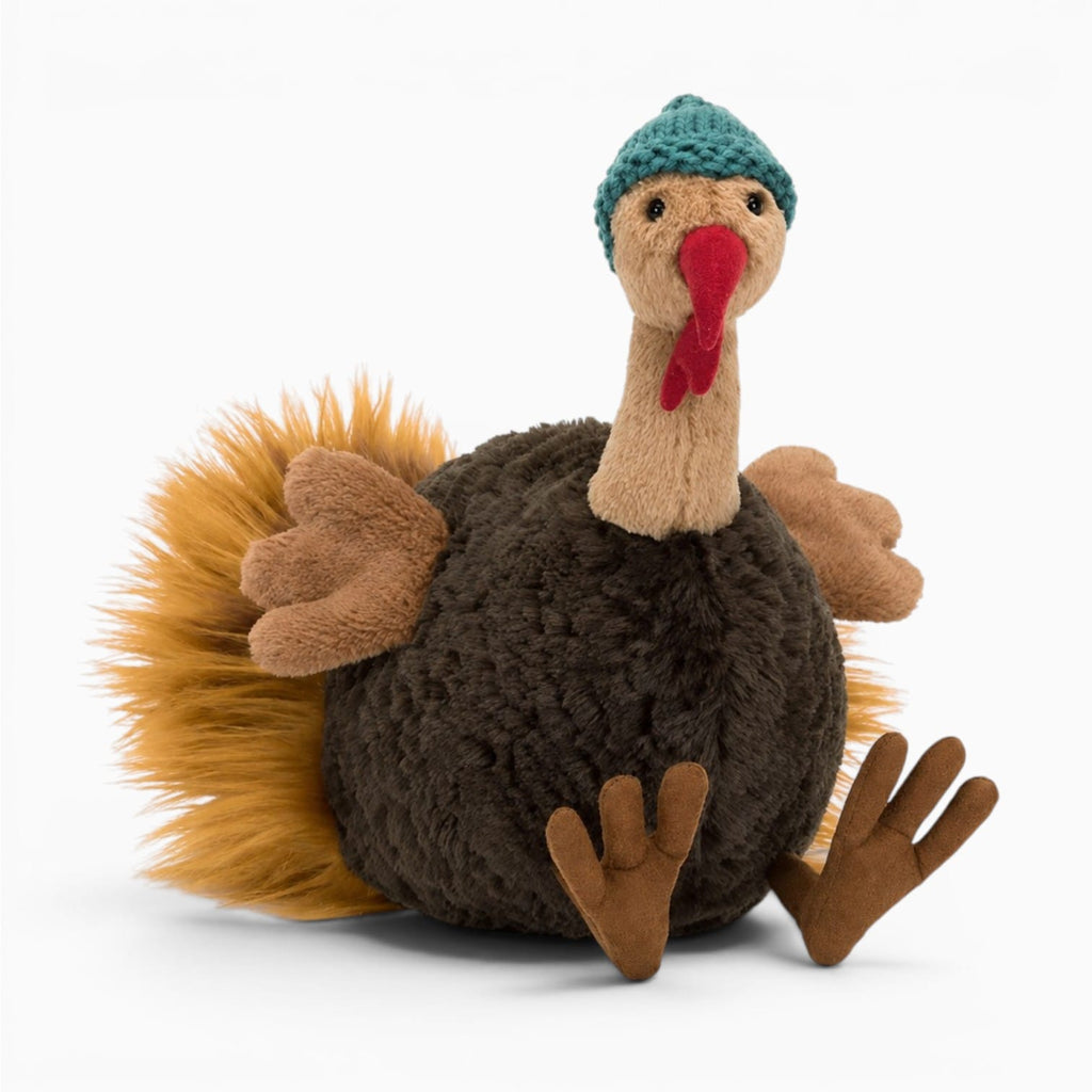 Turkey Plush with Blue Hat Oh My Plushie