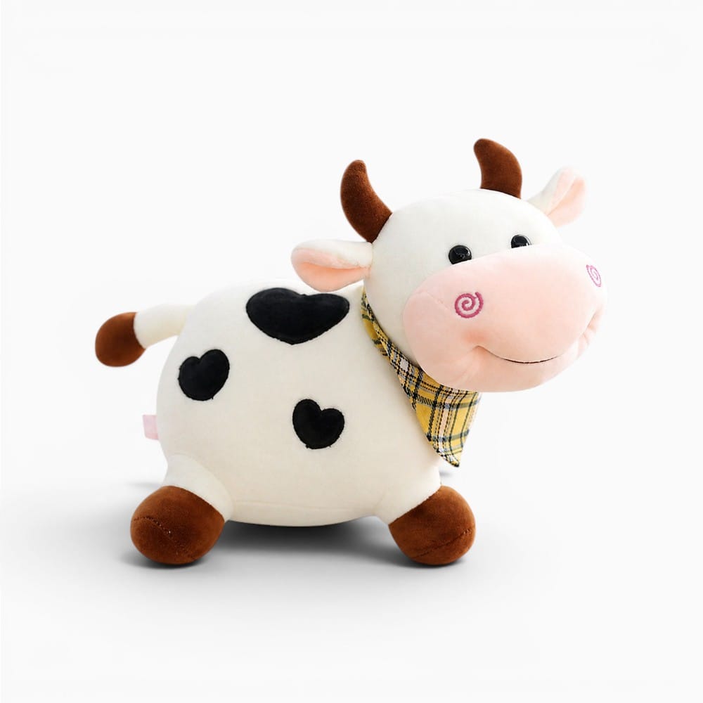 White Cotton Cow Plush Oh My Plushie