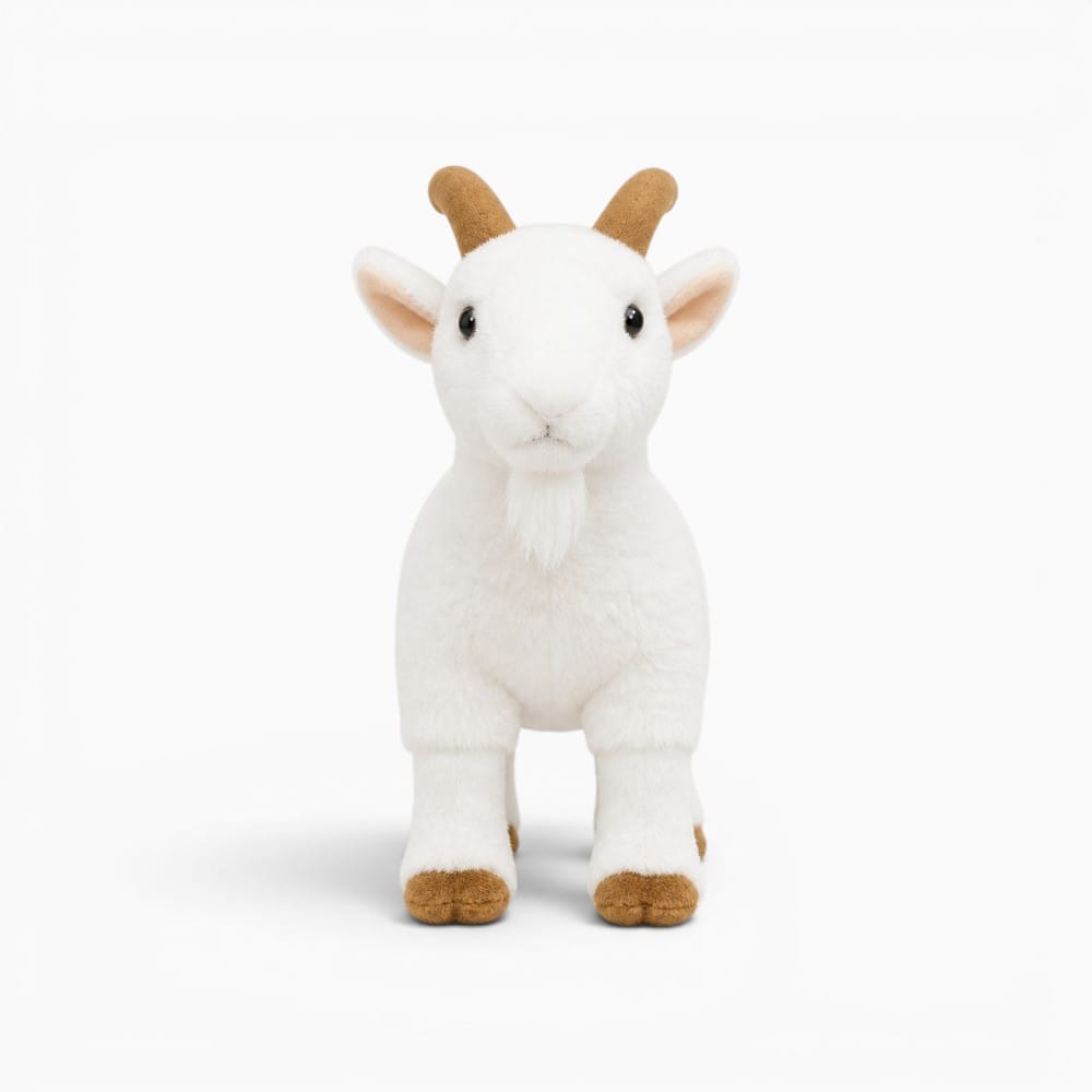 White Goat Plush Oh My Plushie