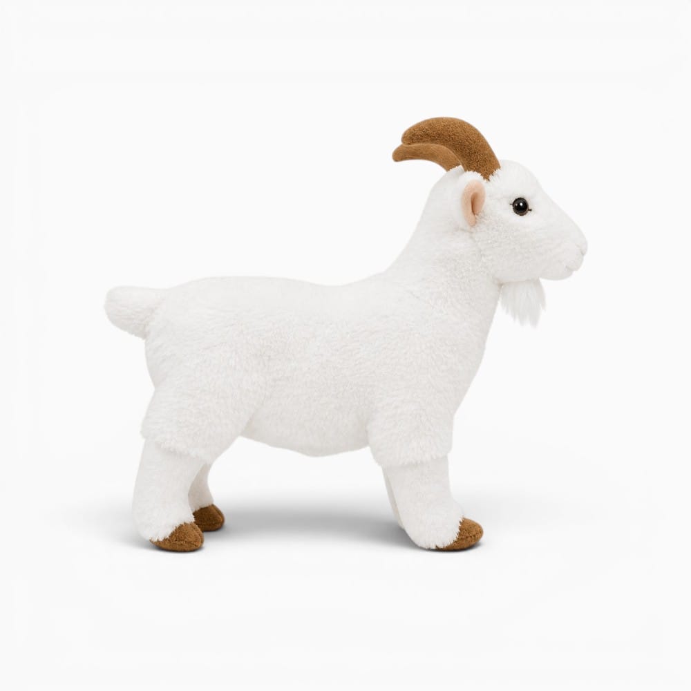 White Goat Plush Oh My Plushie