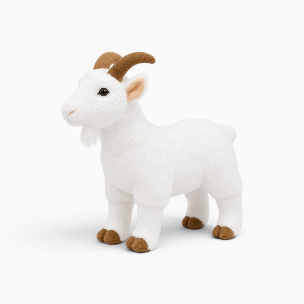 White Goat Plush Oh My Plushie