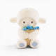 White Lamb Plush with Blue Flowers Oh My Plushie