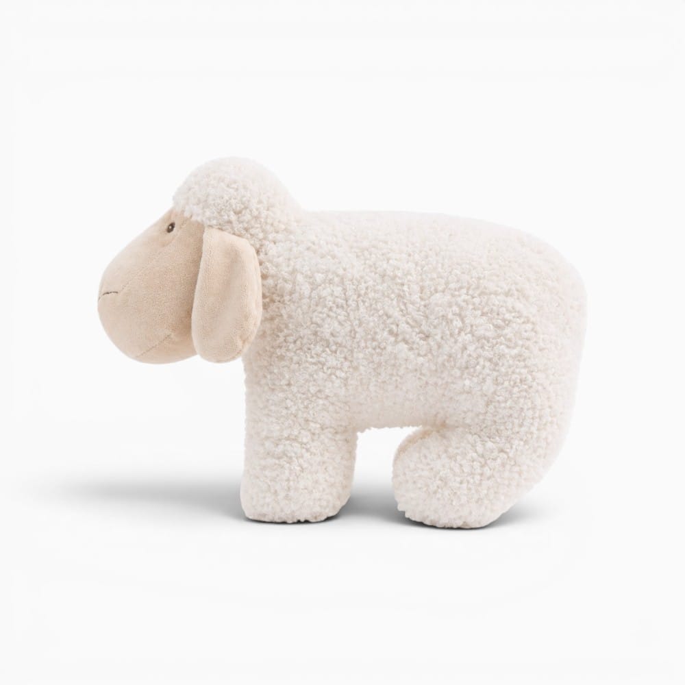 White Sheep Plush Pillow Oh My Plushie