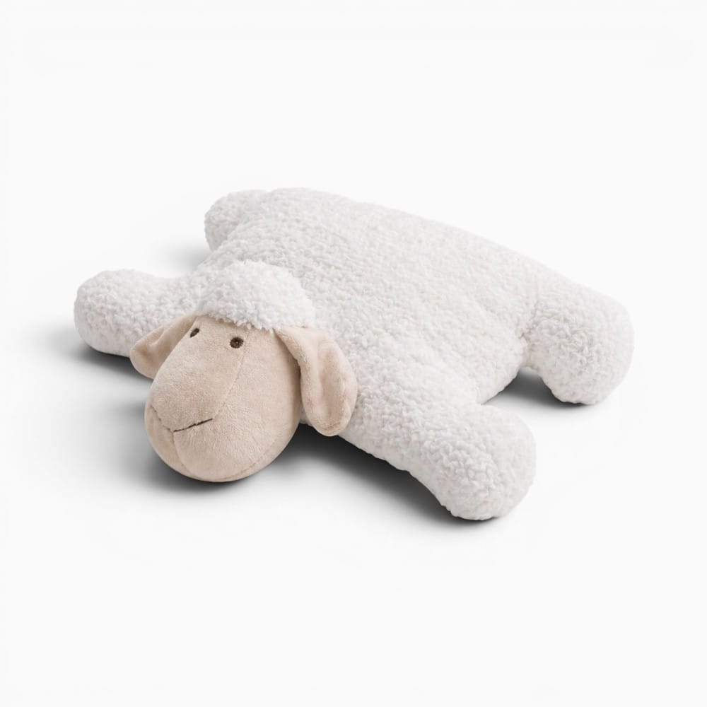 White Sheep Plush Pillow Oh My Plushie