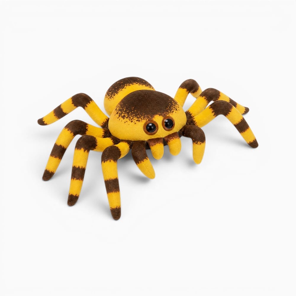 Yellow Brown Spider Plush Oh My Plushie
