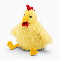 Yellow Long Hair Rooster Plush Oh My Plushie