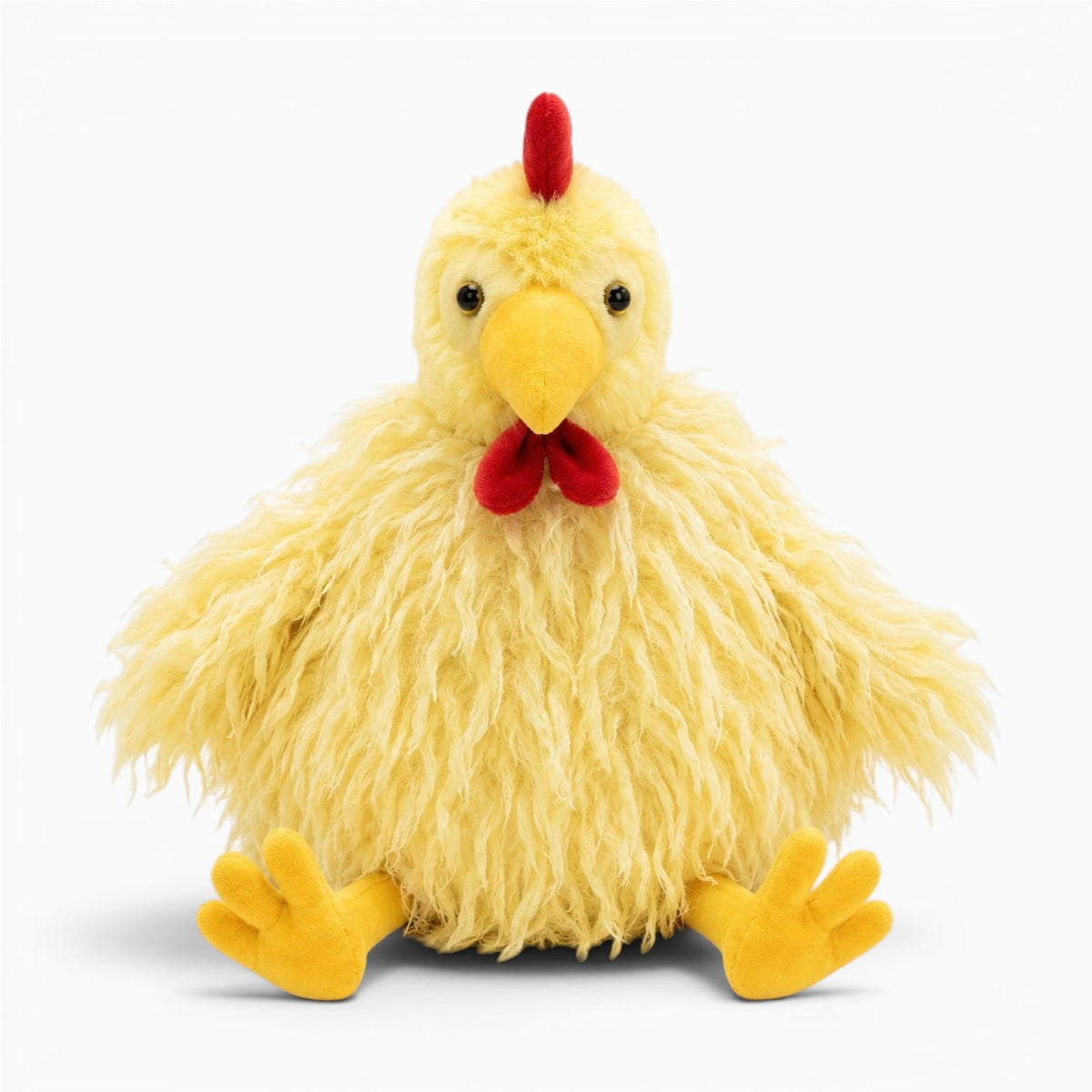 Yellow Long Hair Rooster Plush Oh My Plushie