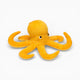Yellow Realistic Octopus Plush Oh My Plushie