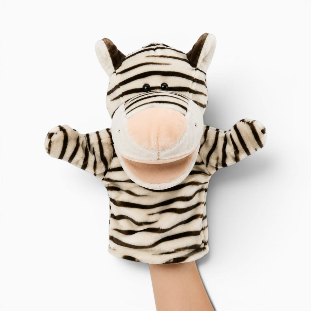 Zebra Hand Puppet Oh My Plushie