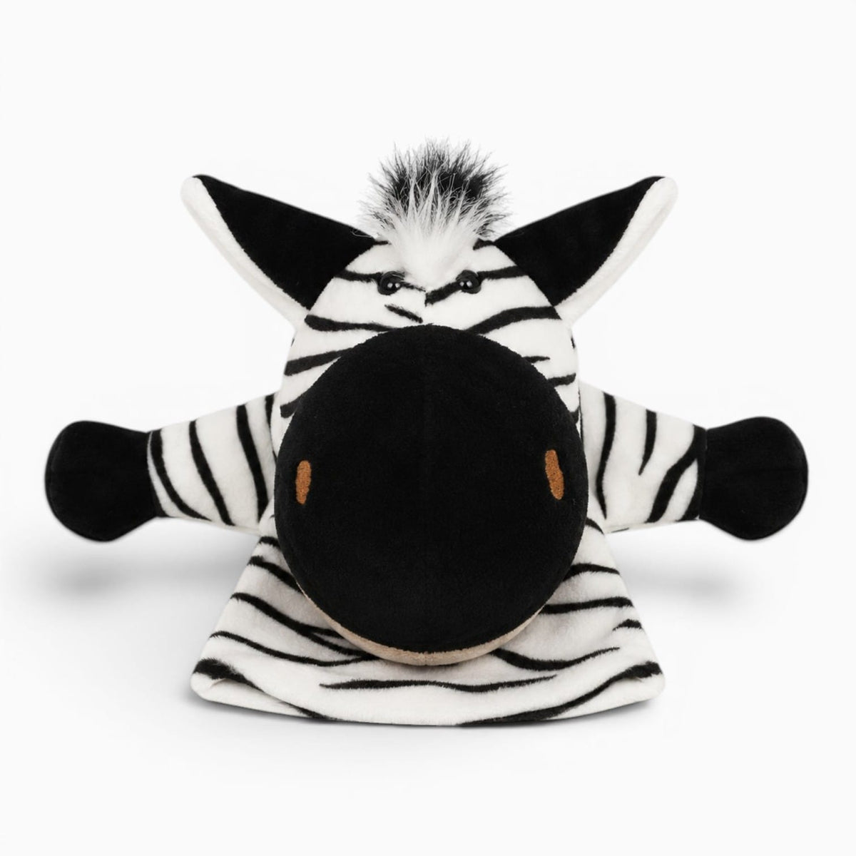 Zebra Plush Hand Puppet Oh My Plushie